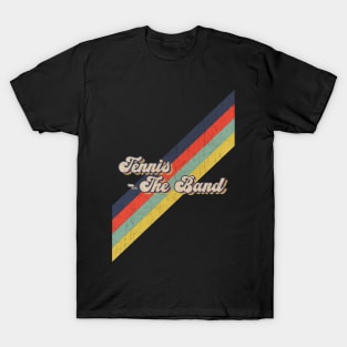 retro vintage color Tennis - The Band T-Shirt